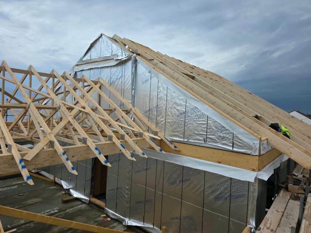 Timber frame building project